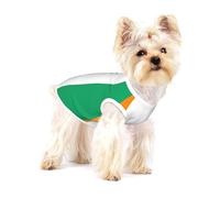 Flag of Cote d'Ivoire Small Cotton Dog Vest L - Breathable, Comfortable, Stylish Apparel for Pets