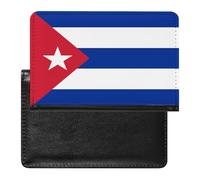 Flag of Cuba Passport Wallet Cute Passport Case with Card Slot Travel Passport Holder Cover