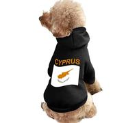 Flag of Cyprus Cute Dog And Cat Clothes Pet Hoodie Sweatshirt Pullover Sweater Coat