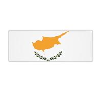 Flag of Cyprus Keyboard pad, Non-Slip, Suitable for Office and Home, 80 x 30 cm.