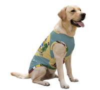 Flag of Delaware Soft Dog Vest Shirt Ice Silk Tank Top