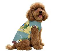 Flag of Delaware Soft Dog Vest Shirt Ice Silk Tank Top