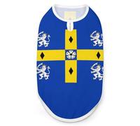 Flag of Durham County Council Dog Shirt Cat Tank Top Pet Clothes Sleeveless Summer T-Shirts for Small Medium Puppy