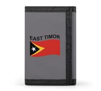 Flag of East Timor Casual Mens Credit Card Holder Wallets for Women Slim Durable Purse with ID Window