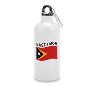 Flag of East Timor Portable Sports Water Bottle Insulated Travel Mug Tumbler Gym Camping Hiking