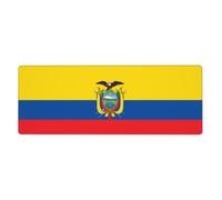 Flag of Ecuador Prints Extended Mouse Pad 12x31.5in