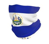 Flag of El Salvador Snood Scarf Neck Warmer Tubular Bandana Unisex Flag Face Scarf Seamless Summer Neck Gaiter Biker Gaiter Gifts for Men Women