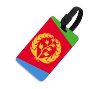 Flag of Eritrea Luggage Tag Identify Labels Baggage Handbag Tags with Name Card for Travel