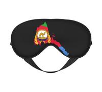 Flag of Eritrea Map 9 Flag of Eritrea Map Sleep Masks Adjustable Strap Soft Eye Mask for Women Men Travel Work Home