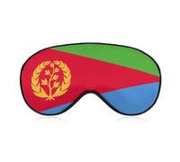 Flag of Eritrea Sleep Eye Mask Night Shade Cover Soft Adjustable for Travel Naps