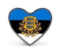 Flag of Estonia Badge-Suitable for Students, Leaders, Teachers, Unit Commemorative Activities, Love Brooch Jewelry Decoration