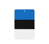 Flag Of Estonia Car Air Fresheners Cards - 6 Pieces,Cardstock Scented Decor For Cars,Bedrooms, Closets