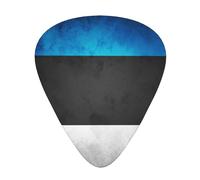 Flag Of Estonia Guitar Picks Plectrums For Guitar Bass 12 Pack