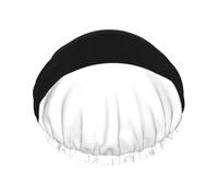 Flag of Estonia Print Shower Cap â€“ Reusable Double Layer Bath Hair Cap â€“ Breathable Shower Hat for Travel, Hotel & Home Use