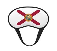 Flag of Florida Print Soft Comfortable Eye Mask for Sleeping Light Blocking Nap Travel Camping Night Rest