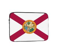 Flag of Florida Printed Laptop Sleeve, 15 inch Computer Bag, Suitable for Office, Travel, Commuting, and Business Trips.