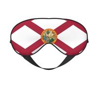 Flag of Florida Sleep Eye Mask Comfortable Eyes Hade for Sleeping,Light Blocking Sleep Mask with Adjustable Strap