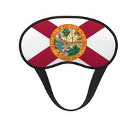 Flag of Florida Sleep Mask, Soft and Breathable Eye Mask, Elastic Band Design Suitable for Travel and Camping.