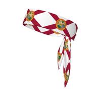 Flag of Florida Sports Headscarf, Men and Ladies Dress Headwear, Fitness, Running, Yoga, Sweat -Absorbing Headband