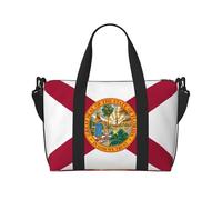 Flag of Florida Travel Duffle Bag-Lightweight Carry On Weekender for Men Women, Waterproof Overnight Bag for Gym Weekend Trips