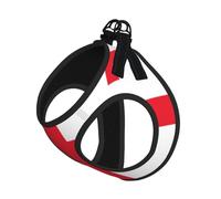 Flag of Georgia Dog Harness - Equipped with Reflective Straps and Quick Release Buckles - Suitable for Small Cats and Dogs