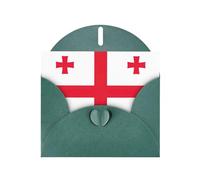Flag of Georgia print Greeting Cards - Thank-You Cards Party Invitation Cards for Festive Celebrations