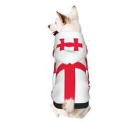 Flag Of Georgia Print Small Dogs Warm Hoodie, Soft And Breathable Sweatshirt, Easy To Wear Jumper For Winter And Fall, Cold Weather Hooded Coat Pullover