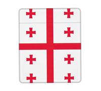 Flag of Georgia Printing Mouse Pads for Computers Laptop Mouse with Nonslip Rubber Base Keyboard Mat Desk Pad
