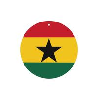 Flag Of Ghana Car Air Fresheners Cards - 6 Pieces,Cardstock Scented Decor For Cars,Bedrooms, Closets