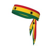 Flag of Ghana Headbands,Sports Head Tie,Headband for Men and Women,Hair Band for Running, Workout, Football
