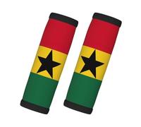 Flag Of Ghana Print Luggage Handle Wrap 2 Pack Set,Luggage Identifiers Tags Markers For Luggage Suitcase