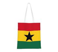 Flag Of Ghana Totes. Lightweightcanvas, Double Handles, Stylish Women'S Tote Bag, Perfect For Shopping, Work And Everyday Carry.