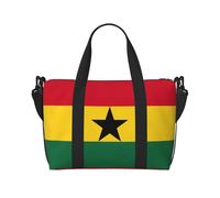 Flag of Ghana Versatile Personal Item Travel Bags for Women - Spacious Duffel Bags for Traveling, Gym Bags for Men, Black, One Size