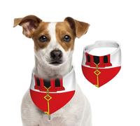 Flag of Gibraltar Dog Bandanas-Washable Dog Kerchief for Small to Large Pet Scarf for Girl Or Boy, Pet Accessories
