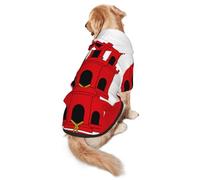 Flag of Gibraltar Dog Hoodie for Medium and Large Dogs â€“ Soft Polyester Pet Clothes, Suitable for All Seasons