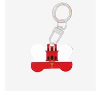 Flag of Gibraltar Dog Tags for Pets,Bone-Shaped Acrylic Pet ID Tags,Perfect for Small to Large Dogs and Cats,Cute & Functional
