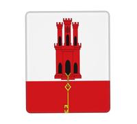 Flag of Gibraltar Gaming Mouse Pad, Full-Print Design with 3mm Rubber Base, Ergonomic and Durable for Office, Gaming, and Study
