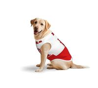 Flag of Gibraltar Pets Cotton Vest - Soft Lightweight T-Shirts,Flag of Gibraltar Print Sleeveless Tank Top Clothes for Medium Large Dogs