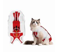 Flag of Gibraltar Recovery Suit for Dogs Cats After Surgery,Pet Recovery Shirt, Dog Onesies Pet Surgery Recovery Suit