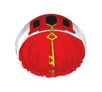 Flag of Gibraltar Shower Caps for Women, Reusable Shower Cap, Perfect Shower Caps for Long Hair, and Everyday Use