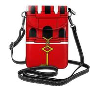 Flag of Gibraltar Small Cell Phone Purse Crossbody Compact Exquisite and Reliable for Daily Commuting and Travel