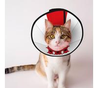 Flag of Gibraltar Soft Dog Cone Collar, Depets Adjustable Recovery Pet Cone E-Collar for Cats Kittens Rabbits, Comfy Elizabethan Collar