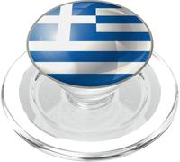 Flag of Greece - Greece Flag with Beautiful Greek Flag PopSockets PopGrip for MagSafe
