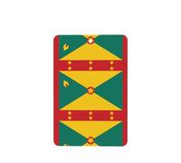 Flag Of Grenada Car Air Fresheners Cards - 6 Pieces,Cardstock Scented Decor For Cars,Bedrooms, Closets