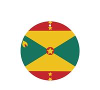 Flag Of Grenada Car Air Fresheners Cards - Set Of 4 Pieces,For Cars & Home, Long-Lasting Lavender Fragrance