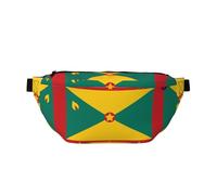 Flag of Grenada Versatile Running Waist Pack Lightweight Breathable and Adjustable for Travel Cycling and Everyday Use