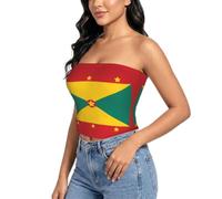 Flag of Grenada Women's Strapless Vest Top Bandeau Tube Camisole