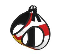 Flag of Guernsey Islands Dog Harness - Equipped with Reflective Straps and Quick Release Buckles - Suitable for Small Cats and Dogs