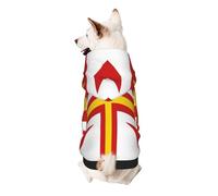 Flag of Guernsey Islands Dog Hoodie - Soft & Breathable Pet Clothes for Small to Large Dogs, Stylish and Comfortable Dog Clothes