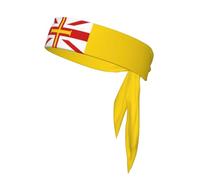 Flag Of Guernsey Islands Print Dual Sided Sweatwicking Headbands For Men And Women, Athletic Running Hairband